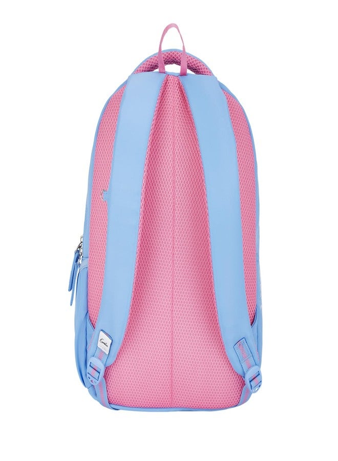 جيني حقيبة ظهر مدرسية جيني ستارليس للبنات | 15 بوصة - 20 لترًا بثلاثة أقسام، خفيفة الوزن مع أكتاف مبطنة | مثالية للكتب، زجاجات المياه، الأدوات المكتبية، علبة الغداء، والأغراض الأساسية - أزرق - Image 2